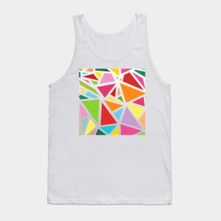 Colorful triangles pattern 4 Tank Top